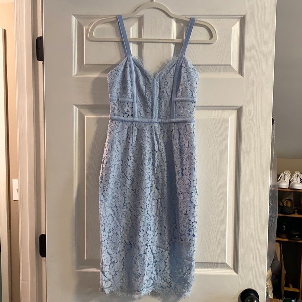 Express Lace Eyelet Dress